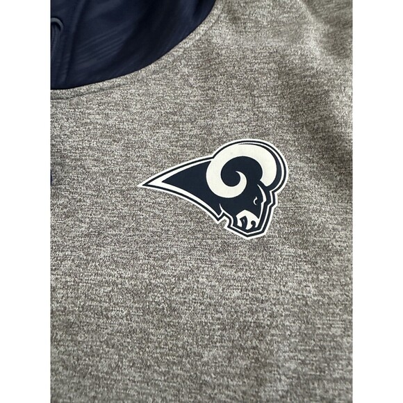 Los Angeles Rams Under Armour Hoodie Combine Water Proof Large - Picture 2 of 4